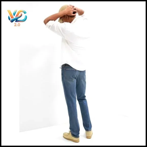 Slim Fit Denim Jeans for Men, Modern Style, Easy Care